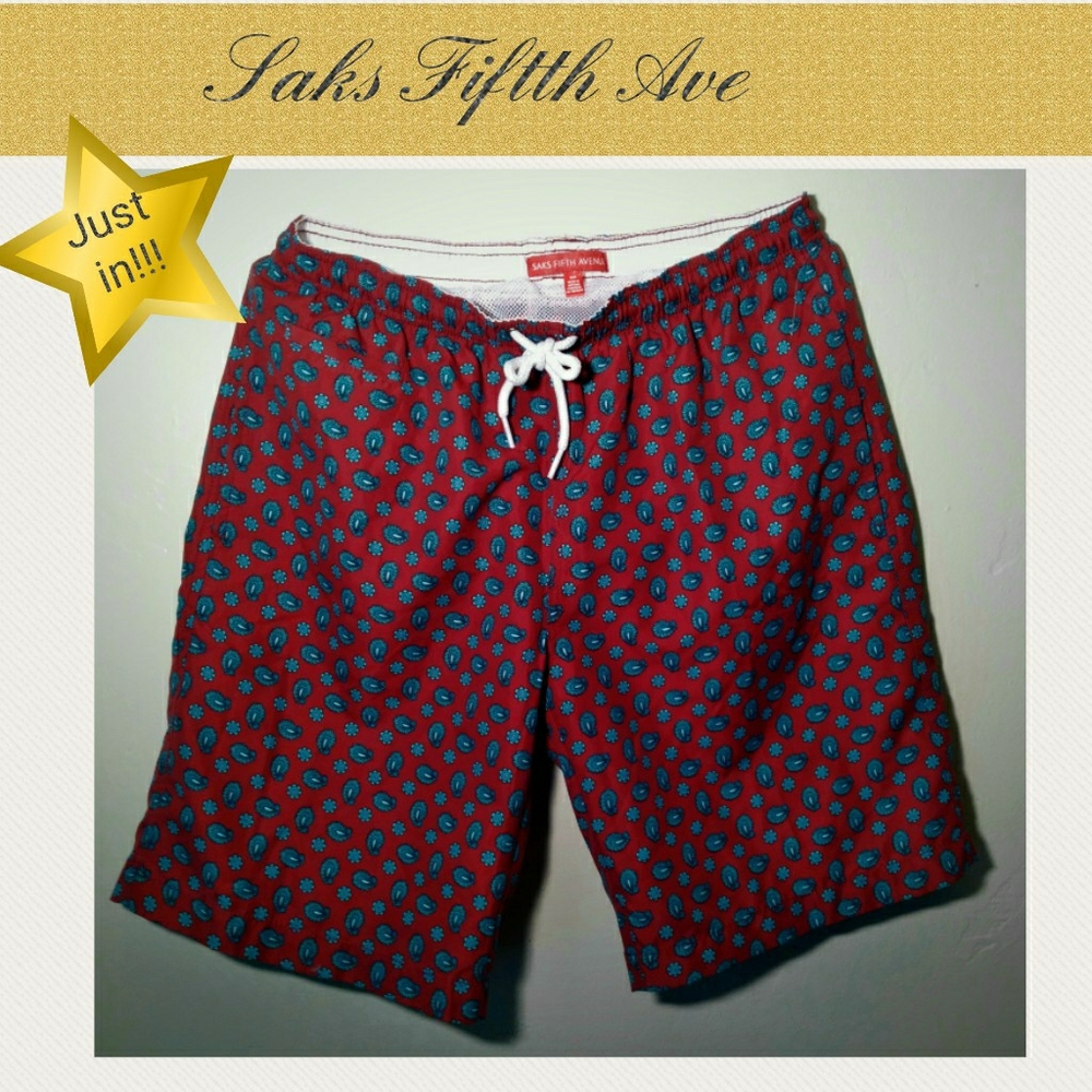 Saks Fifth Ave MENS swim trunk